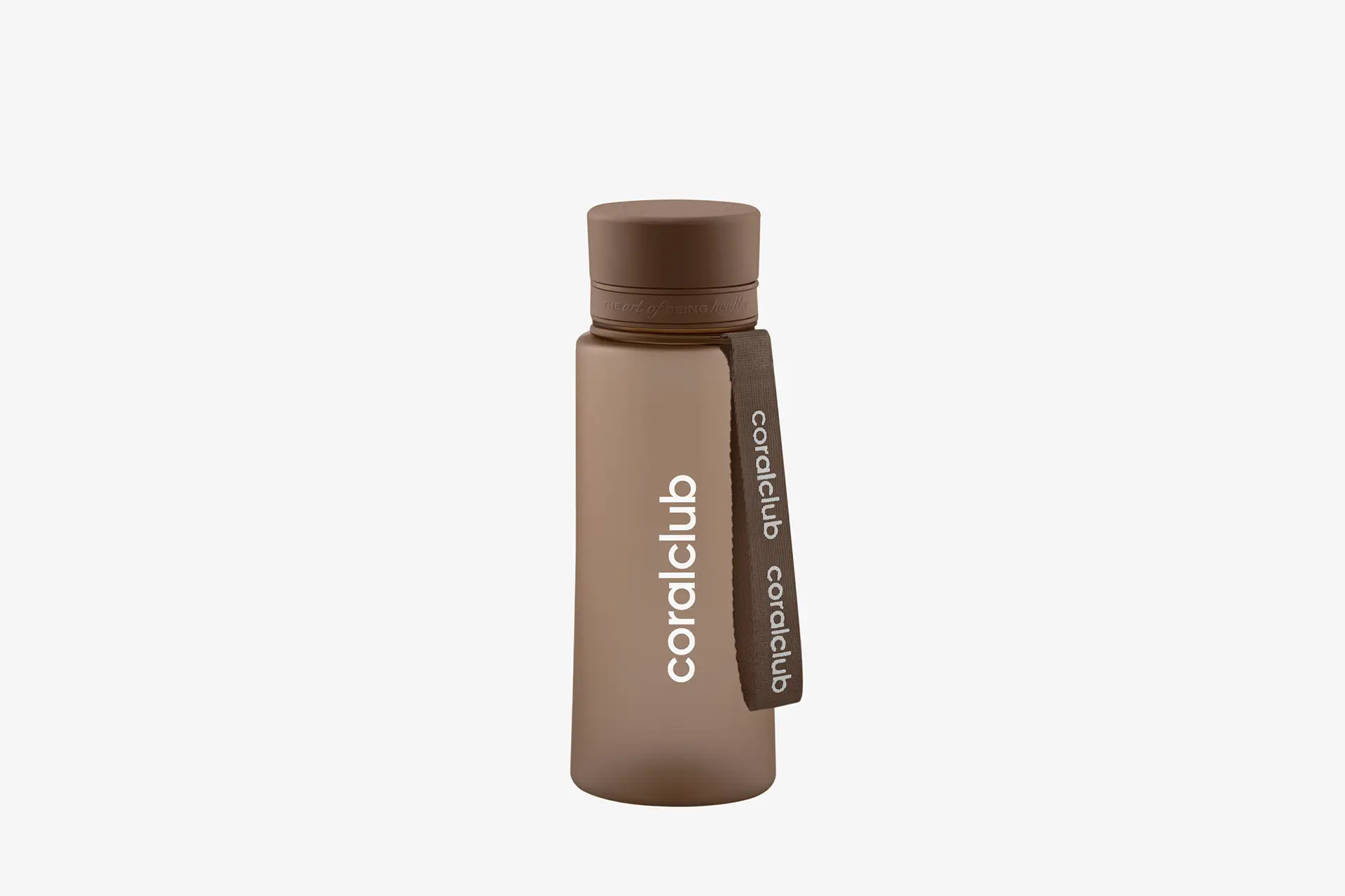 Пластикова пляшка coralclub, коричнева